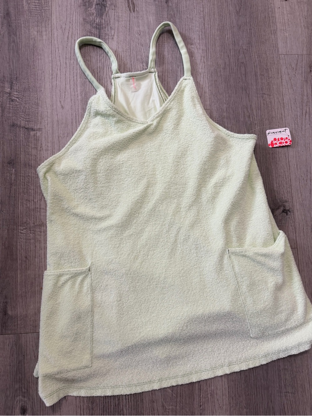 Free People Movement Hot Shot Towel Terry Dress with pockets #freepeople